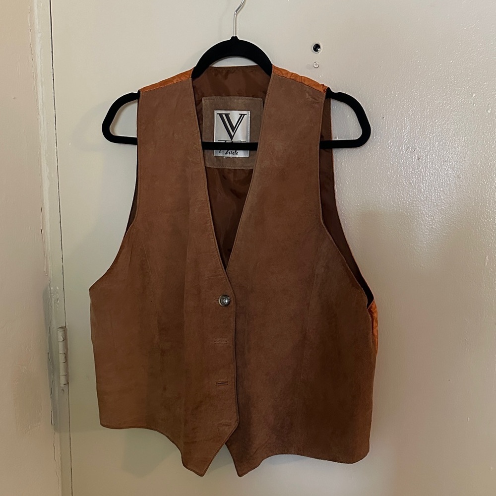 Brown Suede Vest. Western Bohemian, Festival, Quiet Luxury